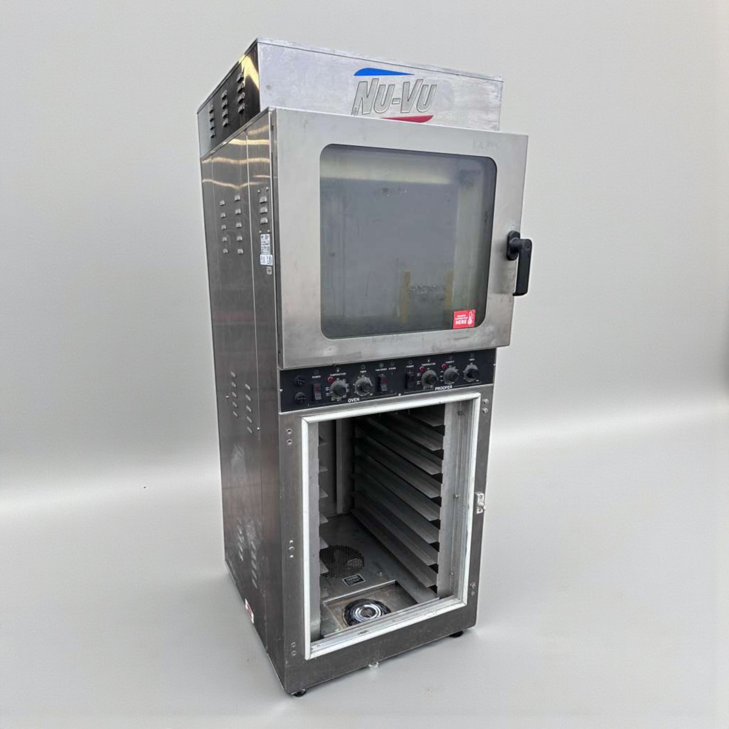 Excellent Condition – Nu-Vu OP-4/8M Commercial Oven & Proofer Combo – 208V – ETL & NSF Listed – Fully Tested & Operational!