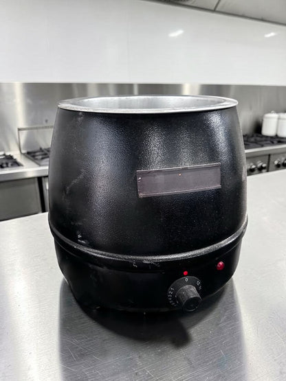 Dependable Condition – Winco ESW-66 – 10 Qt Deluxe Countertop Soup Warmer – Adjustable Thermostatic Control – 400W – Fully Tested & Operational!