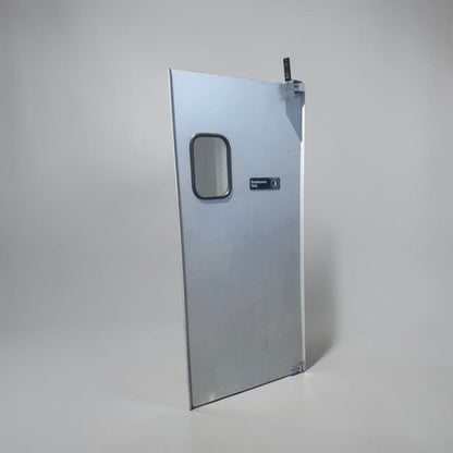 Exceptional Condition – Commercial Swing Door 36” x 80” – Restaurant Kitchen Pass-Thru Door with Window – Heavy-Duty – Fully Tested & Operational!