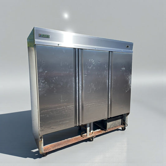 Pristine Condition – Kintera 3-Door Commercial Reach-In Refrigerator – 115V / Single Phase – Fully Tested & Working!