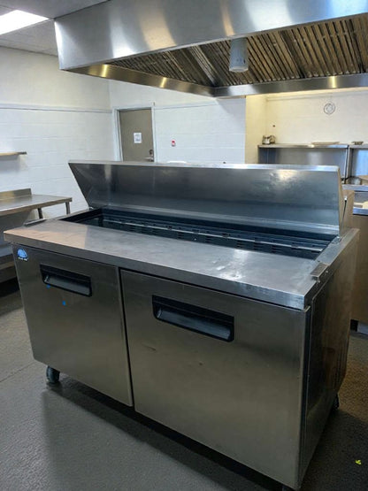 Pristine Condition – Blue Air Commercial Sandwich Prep Table – 115V / Single Phase – Fully Tested & Working!