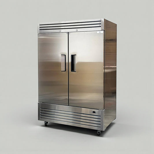 Superior Condition – Commercial Double Door Reach-In Refrigerator – Stainless Steel – UL & NSF Listed – Fully Tested & Operational!