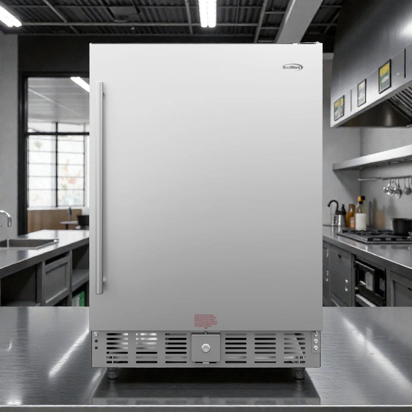 Brand New in Box  – Premium Condition – KoolMore KM-BIR5C-SS – 23.4 in. Built-In Refrigerator & Beverage Cooler – Stainless Steel – 5 Cu. Ft.!