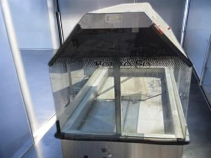 Very Good Condition – Duke E304 – 4-Well Commercial Electric Steam Table with Sneeze Guard – 208V – Fully Tested & Operational!