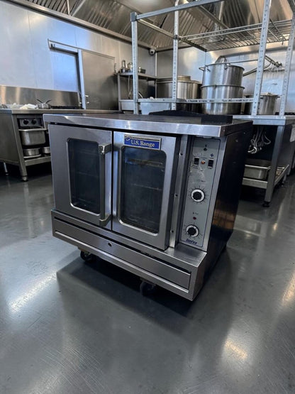 Exceptional Condition – U.S. Range Sunfire SDG-1 – Commercial Gas Convection Oven – Single Deck – Natural Gas – Fully Tested & Operational!