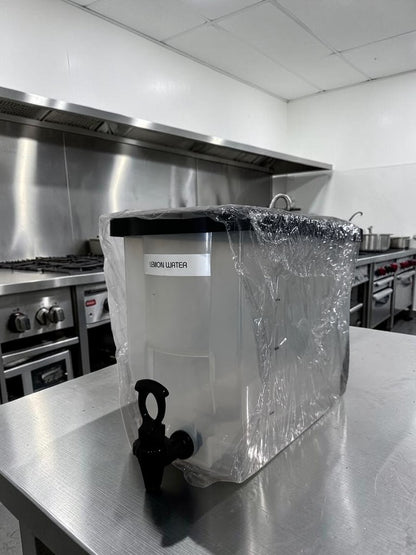 Like-New Condition – Cold Juice Dispenser – Plastic Beverage Dispenser with Spigot – Countertop Drink Service Container – Ready for Use!