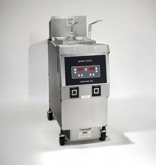 Exceptional Condition – Henny Penny Open Fryer – Natural Gas | 120V | Single Phase  - Fully Tested & Working! (Computron 1000)