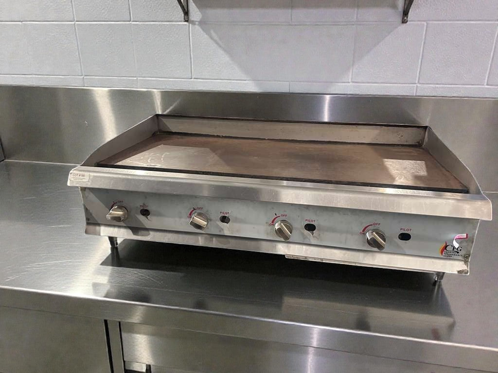 Superior Condition – Cooking Performance Group (CPG) – Commercial Gas Countertop Griddle – Stainless Steel – Natural Gas – Fully Tested & Operational!