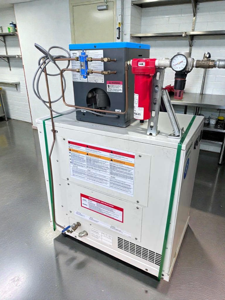 Superior Condition – Powerex Oil-Less Scroll Air Compressor w/ SPX Hankison Air Dryer – 115V – Fully Tested & Working!