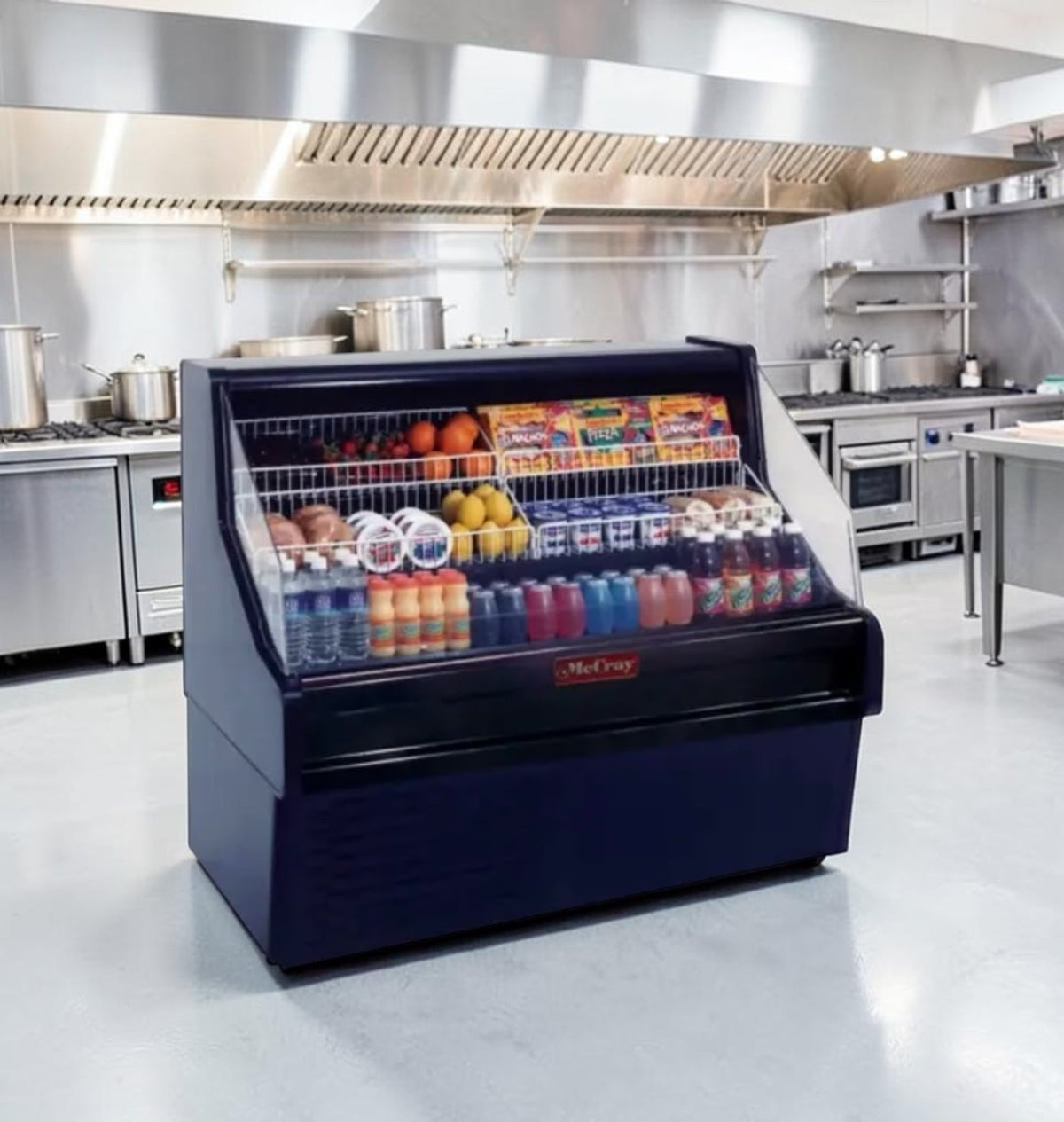 Well-Maintained Condition – Howard-McCray SC-OS30E-3-B – 39" Commercial Open-Air Refrigerated Merchandiser – 3-Level Display – 115V – Fully Tested & Operational!