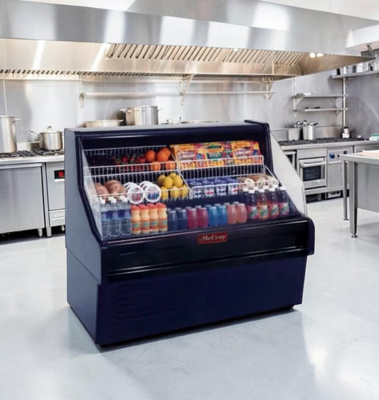 Well-Maintained Condition – Howard-McCray SC-OS30E-3-B – 39" Commercial Open-Air Refrigerated Merchandiser – 3-Level Display – 115V – Fully Tested & Operational!