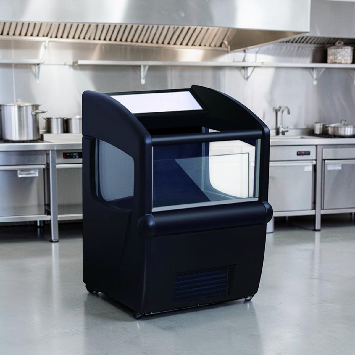Pristine Condition – Brand New KoolMore OT-120 – 30" Commercial Open-Top Grab-and-Go Refrigerated Merchandiser – 4.24 Cu. Ft. – R290 – 120V – Unused!
