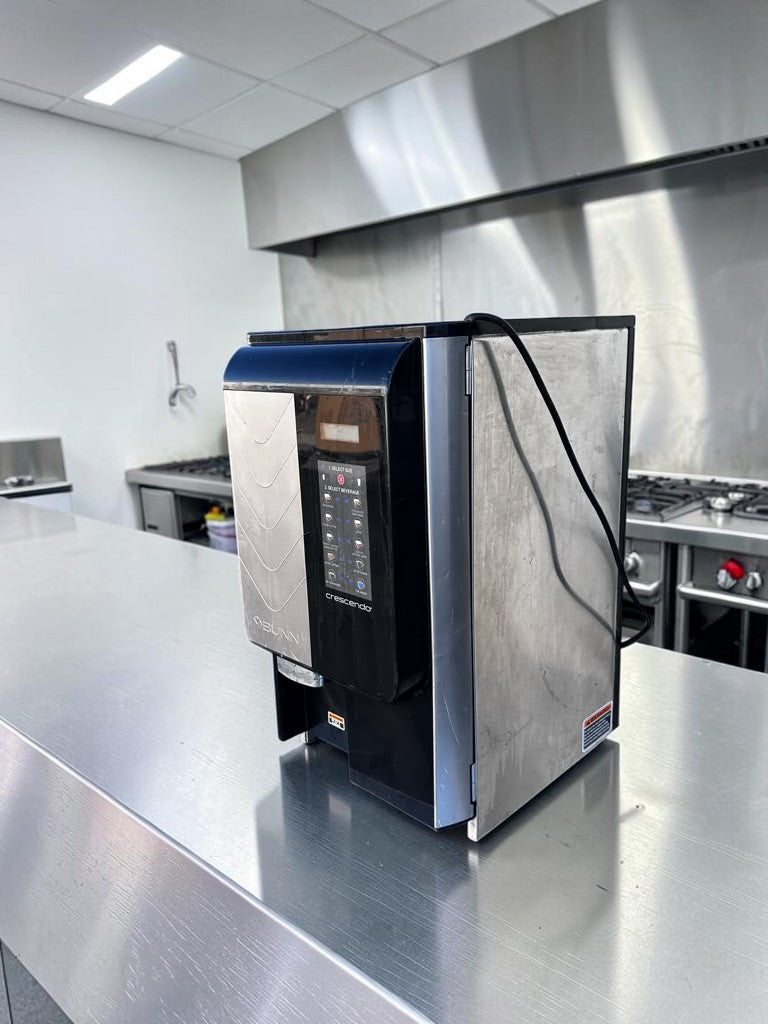 Outstanding Condition – BUNN Crescendo® 44300.0213 – Commercial Bean-to-Cup Espresso & Specialty Beverage Machine – 9 Drink Selections – 220–240V – Fully Tested & Operational!