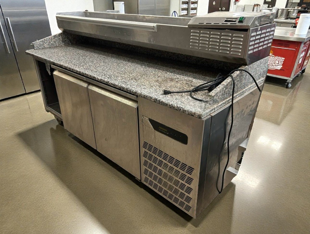 Top-Tier Condition – Marra Forni 87″ Commercial Self-Contained Prep Table – 115V / Single Phase – Fully Tested & Working!