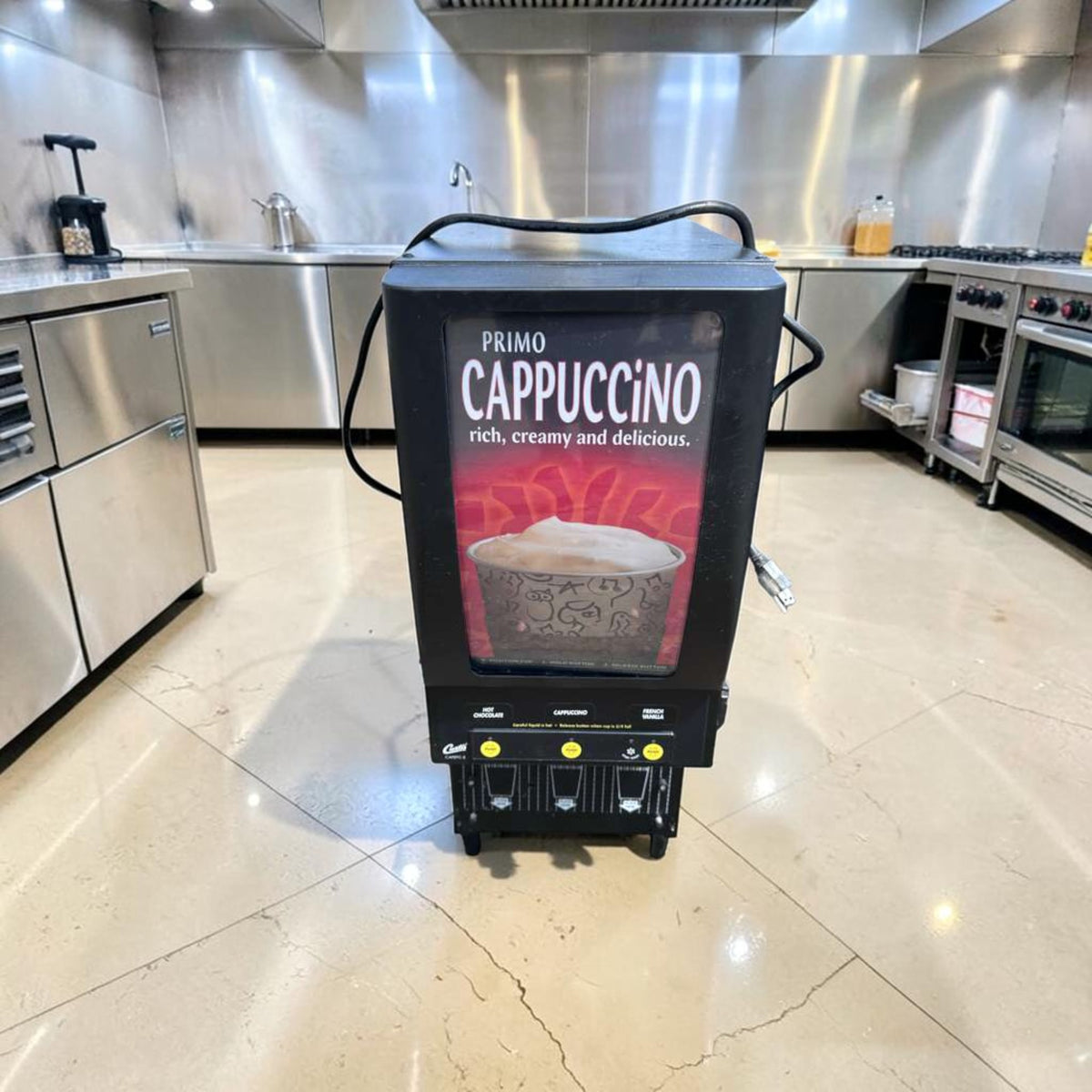 Superior Condition – Curtis CAFEPC3CS10000 3-Station Cappuccino Beverage Dispenser – Commercial Hot Drink Machine – Fully Tested & Operational!