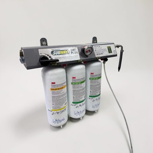 Flawless Condition – 3M SW3-PLUS Beverage & Ice Water Filtration System – Commercial Triple Cartridge – Fully Tested & Operational!