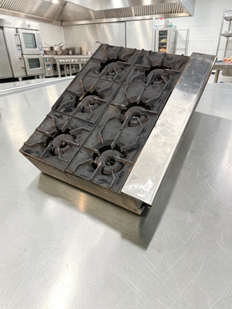 High-Grade Condition – American Range ARHP-36-6 – 36" Heavy Duty Commercial Gas Hot Plate – 6 Open Burners – 192,000 BTU – Fully Tested & Operational!