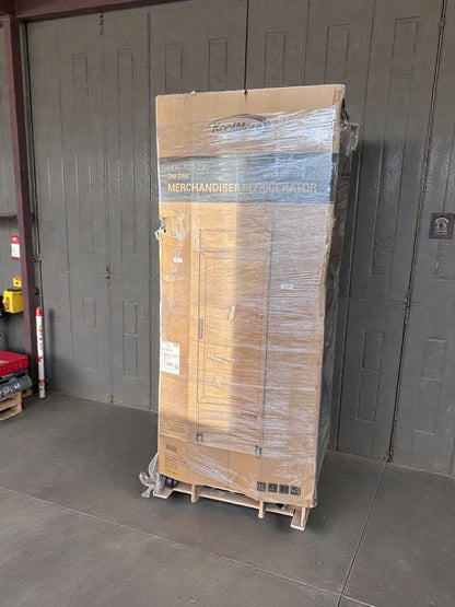 Brand -New Condition – KoolMore One-Door Glass Merchandiser Refrigerator (Scratch & Dent)
