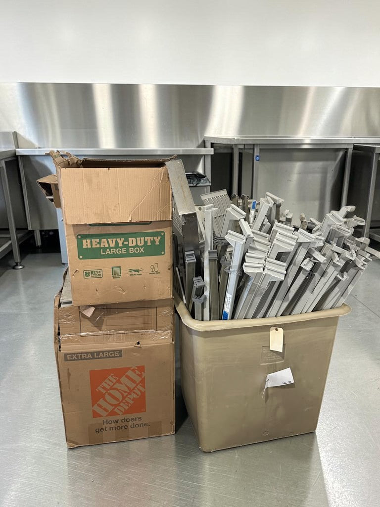 Exceptional Condition – Lot of Approx. 8 Cambro CPU214864V4480 Camshelving Premium – 48" x 21" x 64" Heavy-Duty 4-Tier Vented Shelving Units – NSF Certified – Ready for Commercial Use!