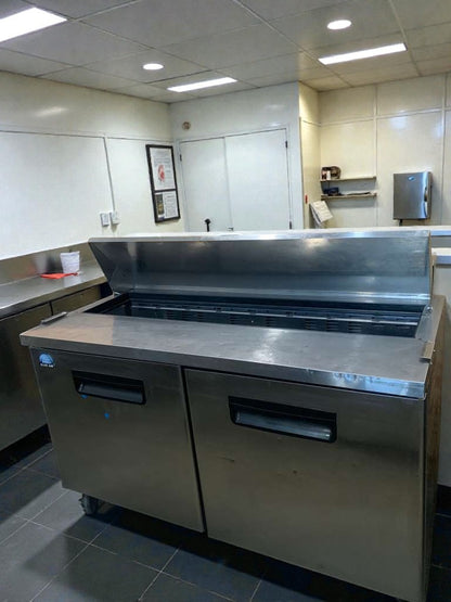Pristine Condition – Blue Air Commercial Sandwich Prep Table – 115V / Single Phase – Fully Tested & Working!