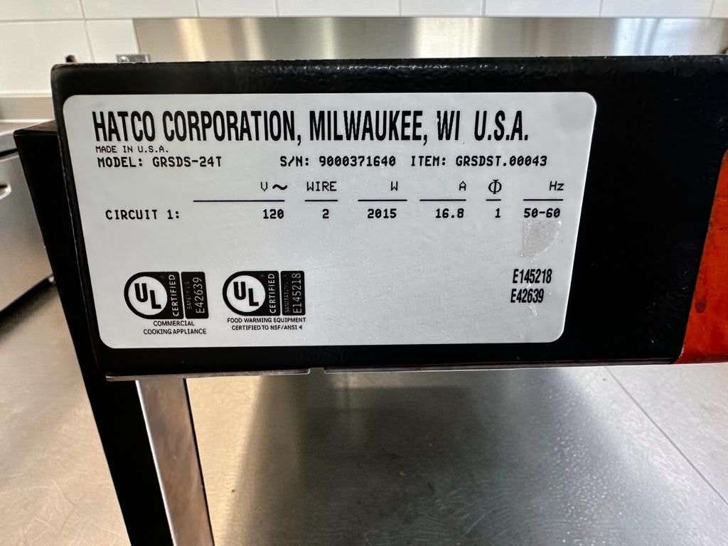 Outstanding Condition – Hatco GRSDS-24T Glo-Ray – 24-Inch Triple-Shelf Self-Service Heated Merchandiser – 120V – Fully Tested & Operational!