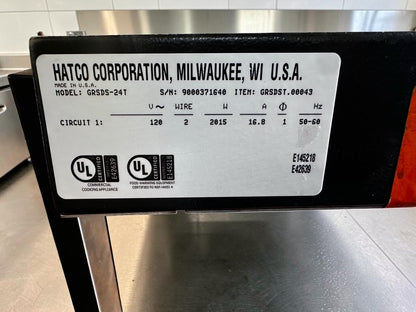 Outstanding Condition – Hatco GRSDS-24T Glo-Ray – 24-Inch Triple-Shelf Self-Service Heated Merchandiser – 120V – Fully Tested & Operational!