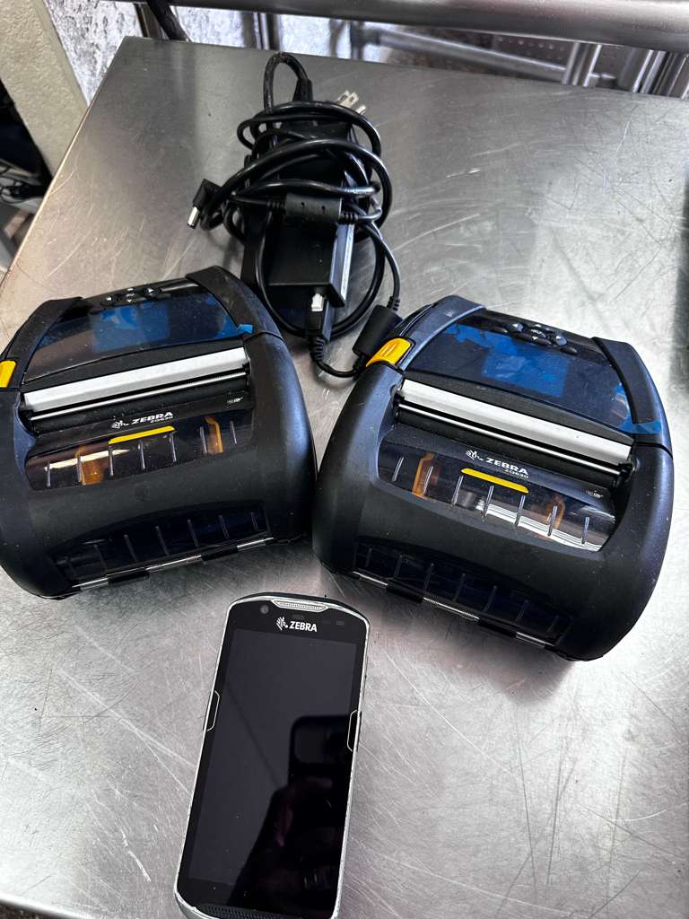 Elite Condition – Zebra ZQ630 Mobile Thermal Label Printer System Lot – Dual Printer Package – Fully Tested & Operational!