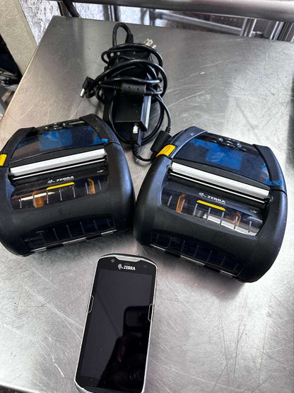 Elite Condition – Zebra ZQ630 Mobile Thermal Label Printer System Lot – Dual Printer Package – Fully Tested & Operational!