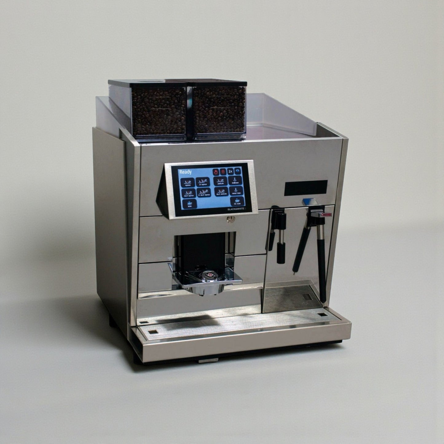 Refined Condition – Thermoplan Black & White 3 – Commercial Fully Automatic Espresso Machine – Dual Hopper – Fully Tested & Operational!