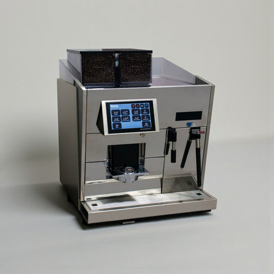 Refined Condition – Thermoplan Black & White 3 – Commercial Fully Automatic Espresso Machine – Dual Hopper – Fully Tested & Operational!