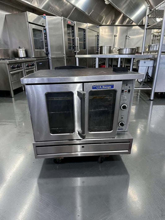 Exceptional Condition – U.S. Range Sunfire SDG-1 – Commercial Gas Convection Oven – Single Deck – Natural Gas – Fully Tested & Operational!