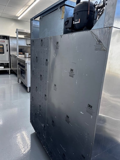 Outstanding Condition – Victory FISA-2D-S1 – 68" Two-Section Commercial Roll-In Freezer – 71 Cu. Ft. – Two Solid Doors – Stainless Steel – Fully Tested & Operational!