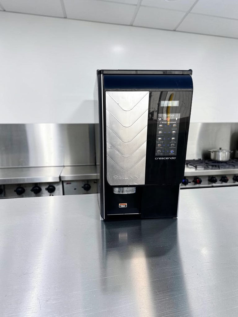 Outstanding Condition – BUNN Crescendo® 44300.0213 – Commercial Bean-to-Cup Espresso & Specialty Beverage Machine – 9 Drink Selections – 220–240V – Fully Tested & Operational!