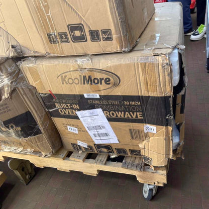 Brand New Premium Condition – KoolMore KM-CWO30-SS – 30 in. Built-In Microwave with Convection Oven & Air Fryer – 1.6 Cu. Ft. – UL Certified – Never Used in Original Box!