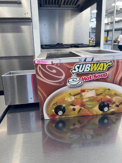 Exceptional Condition – Duke CSW-2-1-AM – Commercial Soup Warmer / Hot Food Well – 2 Wells – UL Listed – Fully Tested & Operational!