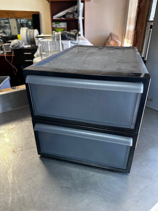 Excellent Condition – The Container Store Storage Containers – Quantity 2 – Commercial / Home Organization Bins – Ready for Use!