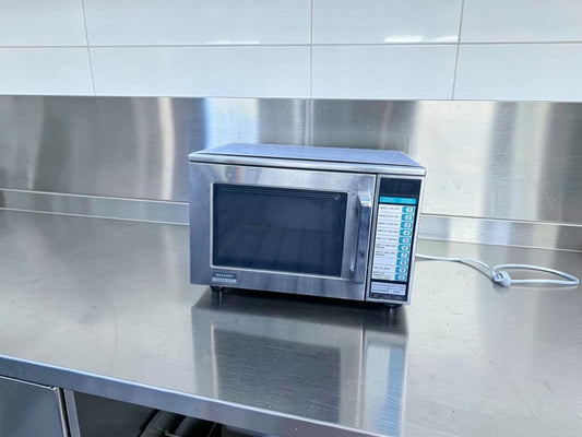 Superb Condition – Sharp R-22GT Commercial Microwave Oven – 1200W – Stainless Steel – 120V – Fully Tested & Operational!