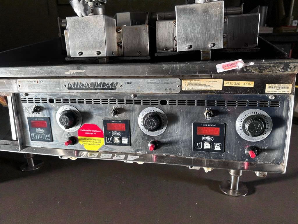 Exceptional Condition – Keating Miraclean® 36" Commercial Gas Griddle / Top-Side Cooker – Natural Gas – UL & NSF Listed – Fully Tested & Operational!