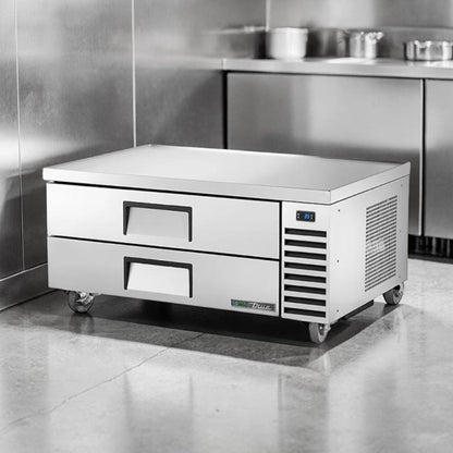 Exceptional Condition – True TRCB-52-HC Refrigerated Chef Base – 52” Width – (2) Drawers – 115V – Fully Tested & Operational!