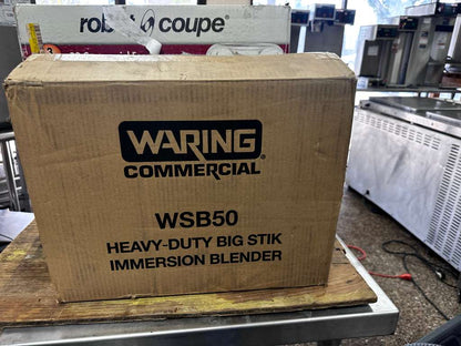 High-Quality Condition – Waring WSB50 – 12" Heavy-Duty Big Stik Immersion Blender – 1 HP – Brand New – Fully Tested & Operational!