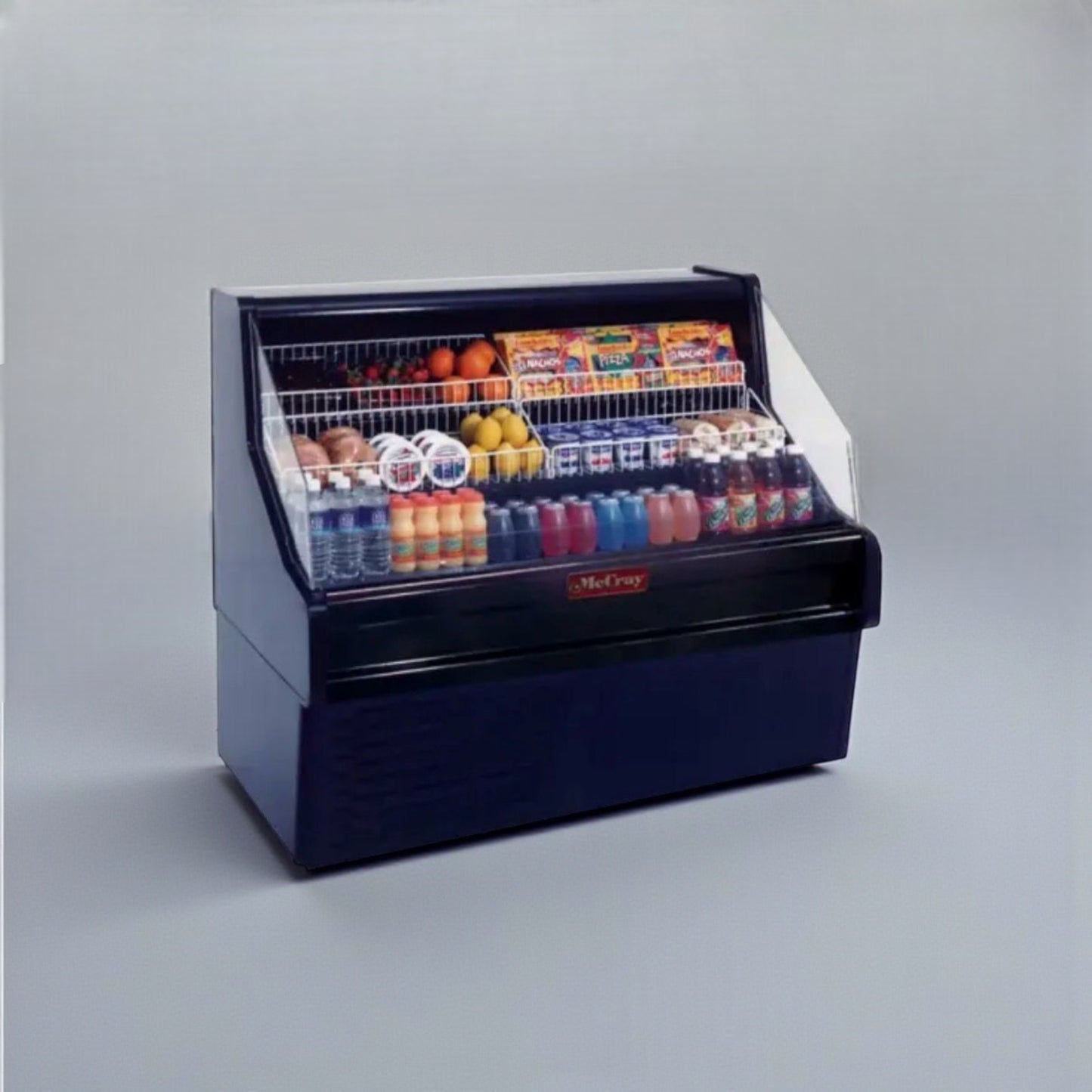 Superior Condition – Howard-McCray SC-OS30E-3-B-LED – 39" Commercial Impulse Horizontal Open Air Cooler – 3 Levels – 115V – UL / NSF Listed – Fully Tested & Operational!