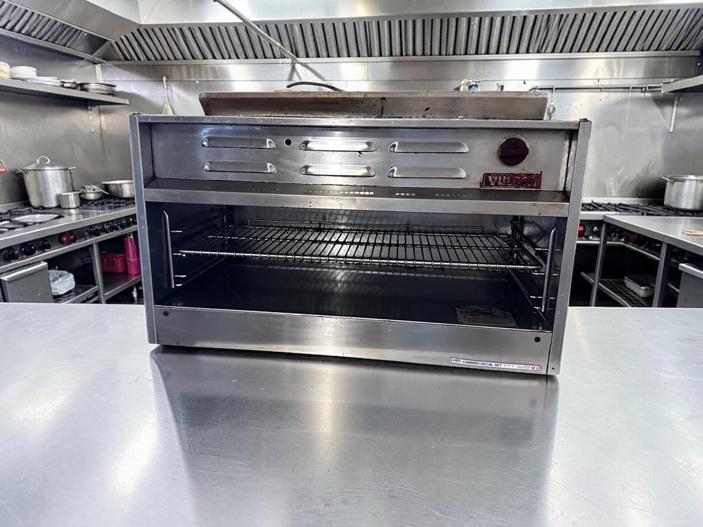 Well-Maintained Condition – Vulcan VICM36-1 – 36" Natural Gas Infrared Cheese Melter – 30,000 BTU – Three-Position Rack – NSF Certified – Fully Tested & Operational!