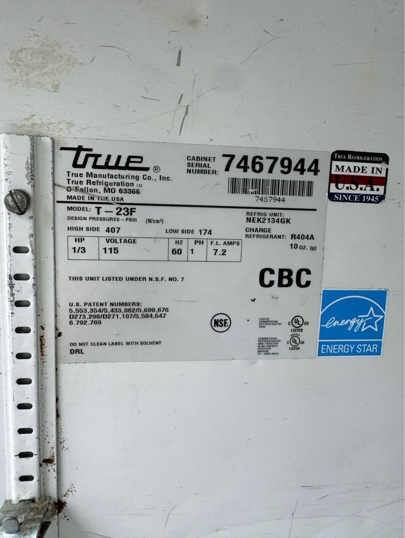 Elite Condition – True T-23F – 27" Commercial Reach-In Freezer – 23 Cu. Ft. – ENERGY STAR® – NSF / UL Listed – Fully Tested & Operational!