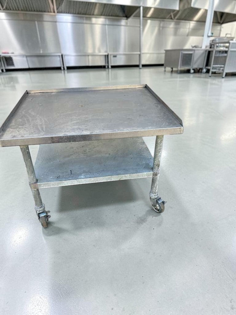 Remarkable Condition – Commercial Stainless Steel Equipment Stand – 36" x 30" – Undershelf – Casters – Heavy-Duty Restaurant Equipment Stand