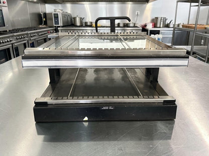 Immaculate Condition – Hatco GR3SDH-27 Glo-Ray® – 27" Self-Service Countertop Heated Glass Display Warmer – 2 Display Levels – 120V – 997W – Fully Tested & Operational!