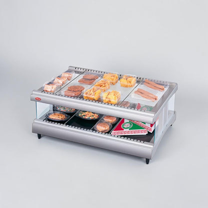 Immaculate Condition – Hatco GR3SDH-27 Glo-Ray® – 27" Self-Service Countertop Heated Glass Display Warmer – 2 Display Levels – 120V – 997W – Fully Tested & Operational!