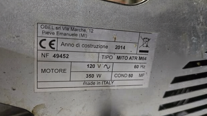 Exceptional Condition – OBEL Mito ATR M64 Commercial Coffee Grinder – 120V – Italian Burr Grinder – Fully Tested & Operational!