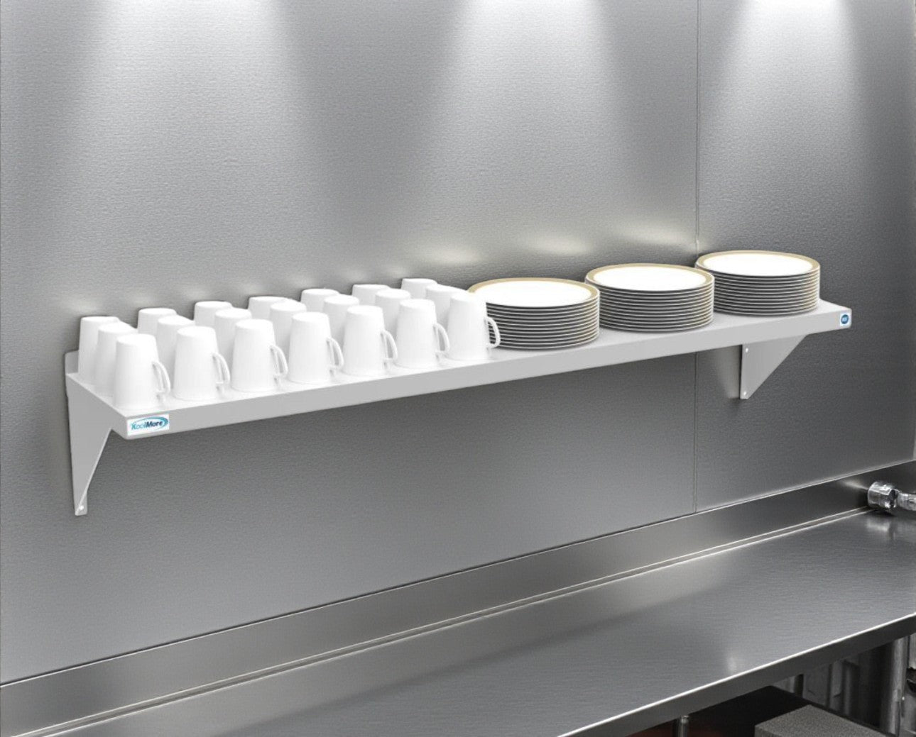 Brand New Premium Condition – KoolMore WMSH-1260 – Commercial Stainless Steel Wall Mount Shelf – NSF Certified – Never Used in Original Box