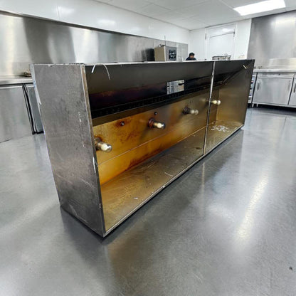 High-Grade Condition – Commercial Stainless Steel Exhaust Hood – Wall Mount Kitchen Hood – Heavy Duty Ventilation System – Fully Functional & Ready for Installation!
