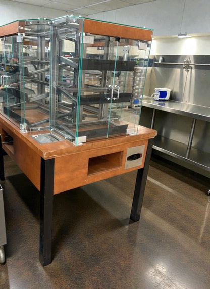 Top-Tier Condition – 5FT Four-Way Dry Pastry Merchandiser – 60in x 39in x 63in – Fully Inspected & Ready for Service!